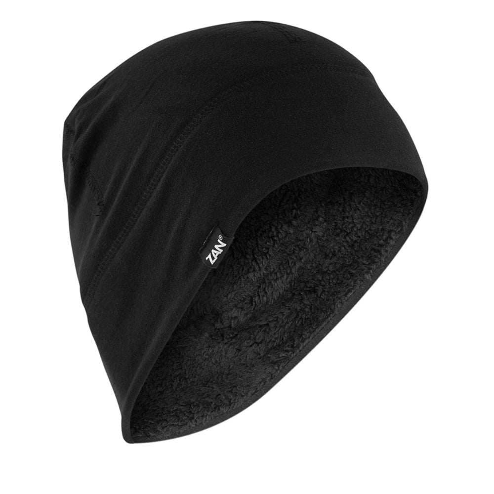 Zan Headgear WHLH114 Helmet Liner Sportflex High Pile Fleece Black Image 1