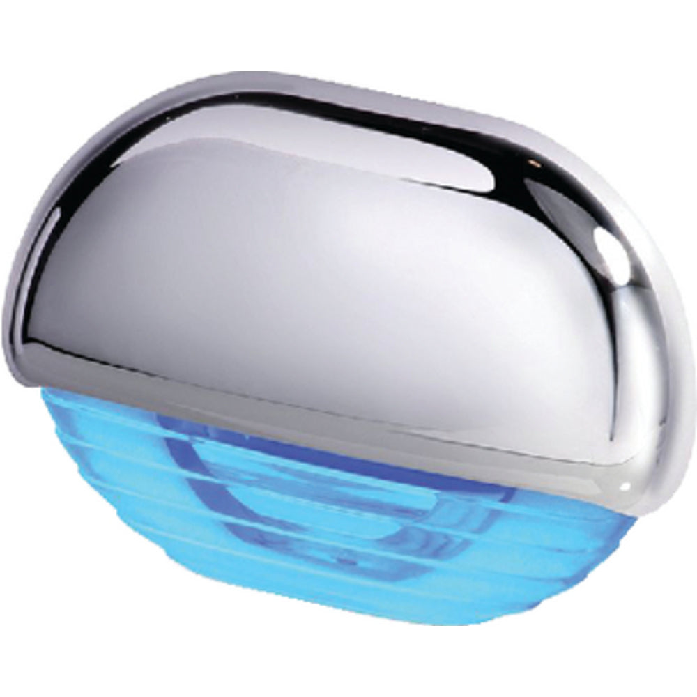 Hella Marine 958126101 Easy Fit Step Lamp Blue Chrome Cap Image 1
