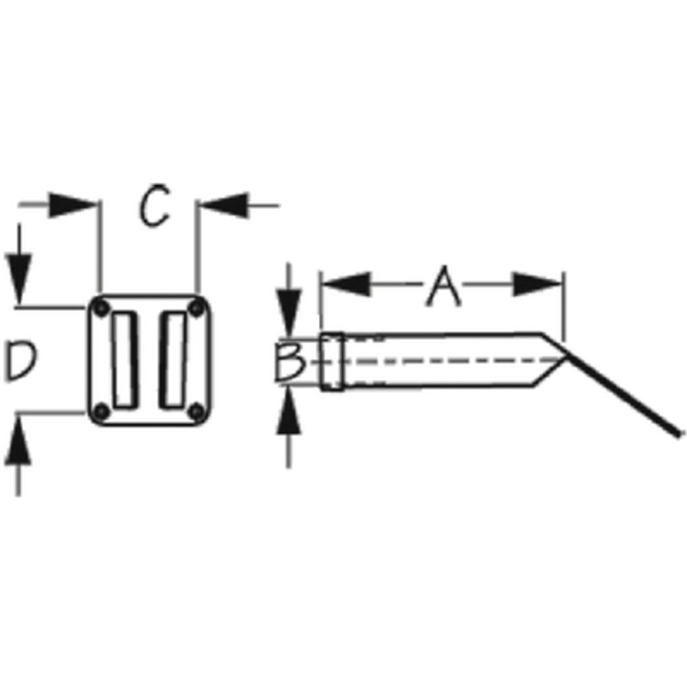 Sea-Dog 325190-1 Stainless Steel Side Mount Removable Rod Holder