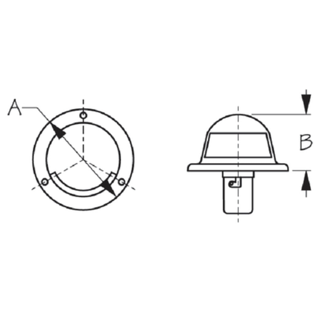 Sea-Dog 400130-1 Stainless Steel Stern Light