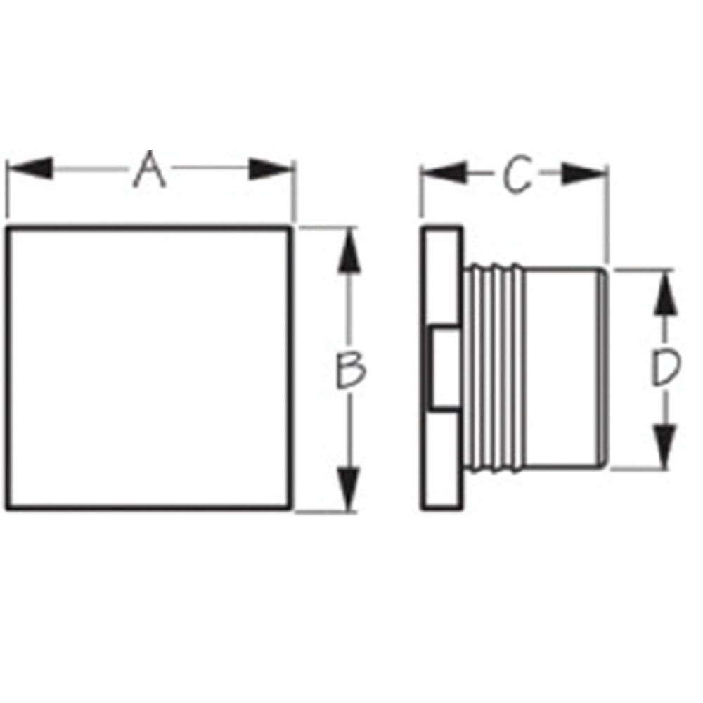 LED SQUARE COURTESY LIGHT (SEA-DOG)