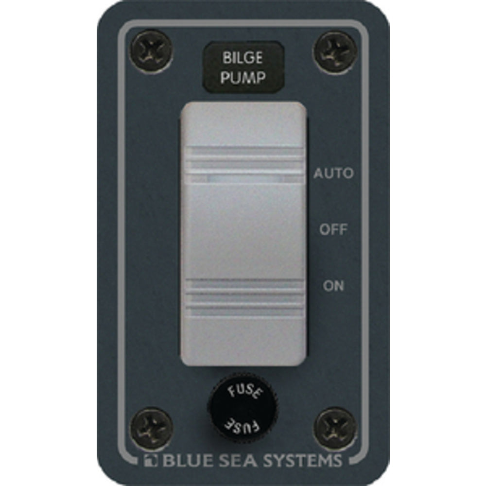 Blue Sea Systems 8263 Contura Waterproof Bilge Pump Control Panel Image 1