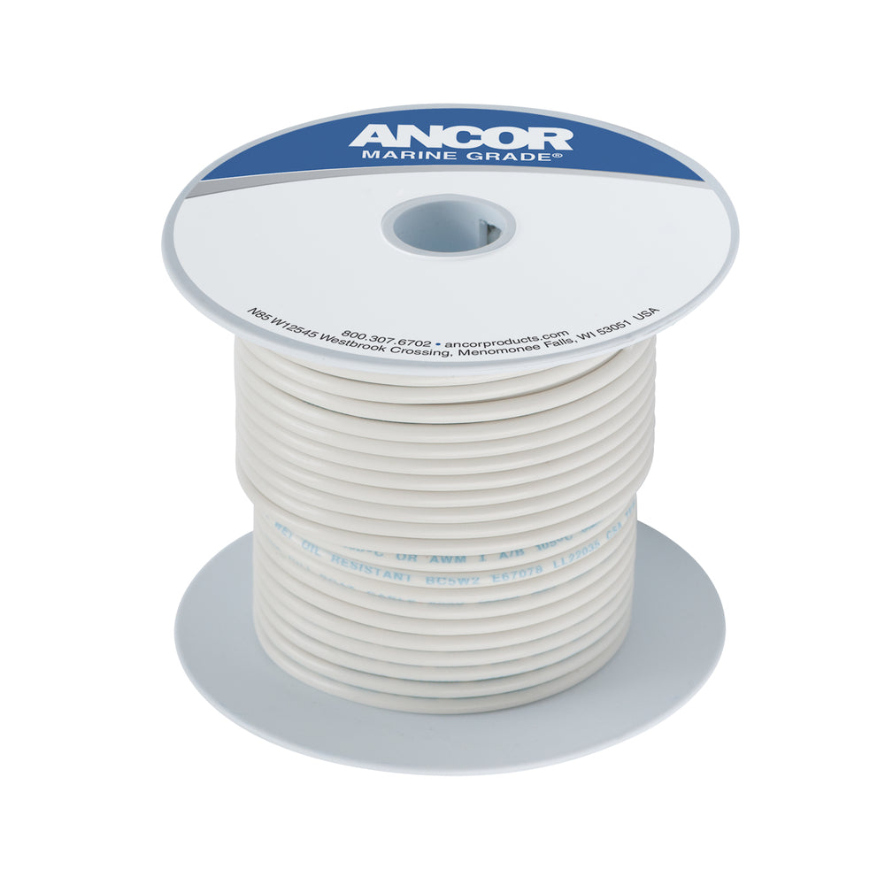 Ancor 108910 White 10 Awg Tinned Copper Wire 100' Image 1