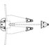 Sea-Dog 322150-1 Stainless Steel Anchor Chocks 5-20Lb