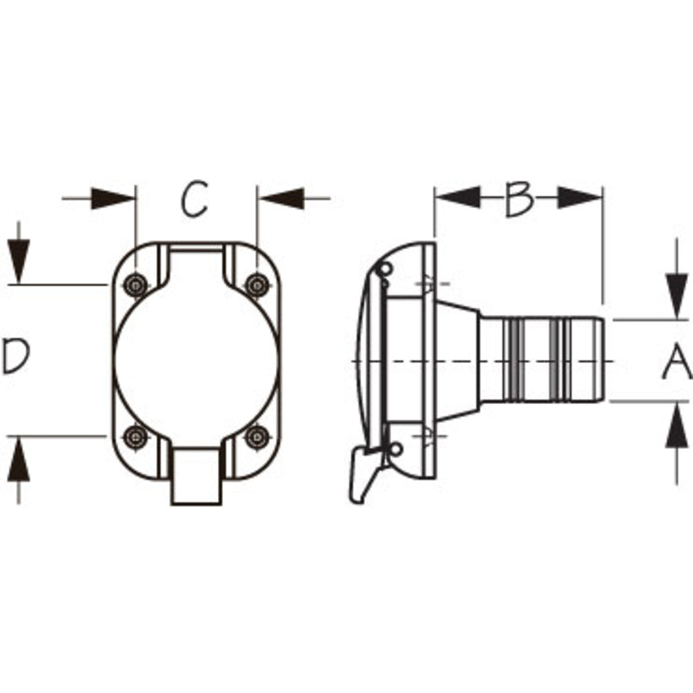 Sea-Dog 351119 Stainless Steel Flip Top Deck Fill Lever Rebuild Kit