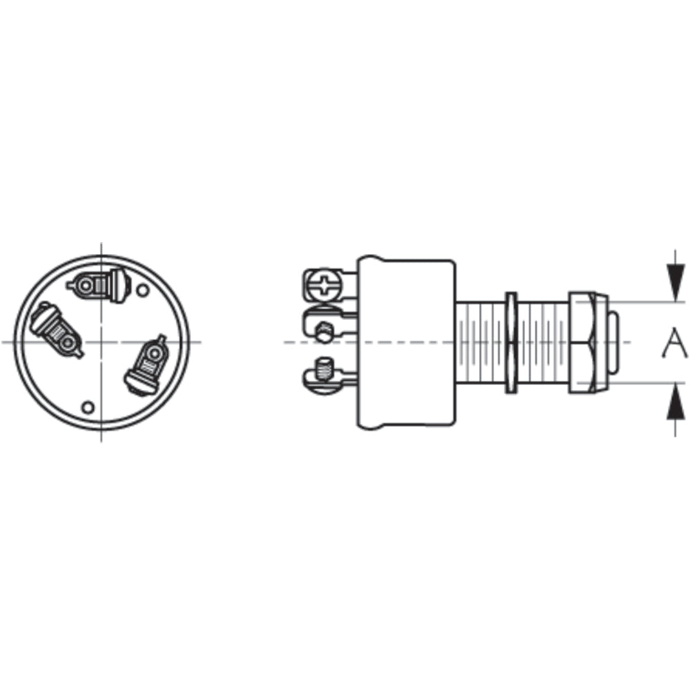 3 POSITION IGNITION/STARTER SWITCH (SEA-DOG LINE)