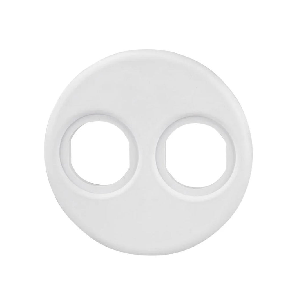 Sea-Dog 426104-1 4" Gauge Power Socket Adapter Mounting Plate White