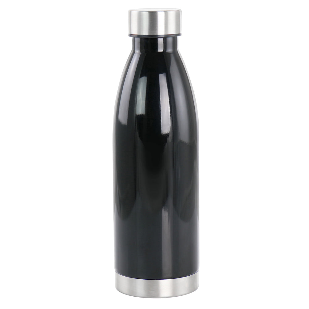 Gibson Home 136612.01 Dunneally 23 oz Plastic Water Bottle with Leak-Proof Black Lid Image 1