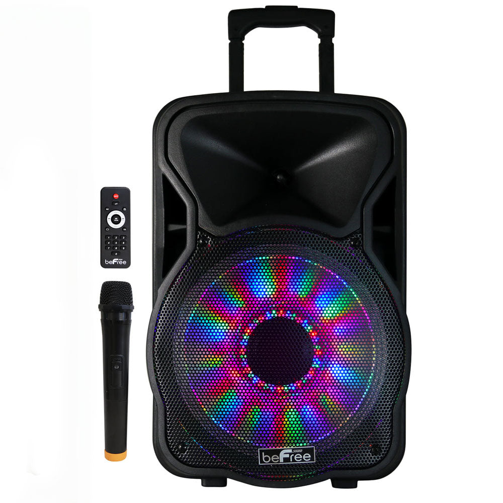 Befree Sound BFS-4400 12 Inch 2500 Watt Bluetooth Rechargeable Portable Party Speaker