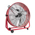 Vieair Va-24Mc 24 Inch Commercial Floor Drum Fan In Red Image 1