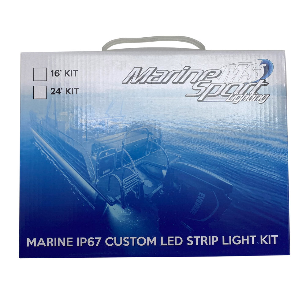 Race Sport MS16FTWSTRIP Rgb Multi Color 16 In Marine Strip Light