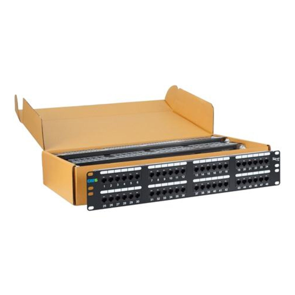 Icc Icmpp4860v Patch Panel Cat 6 48-Port 2 Rms - Pack of Icmpp04860 Image 1