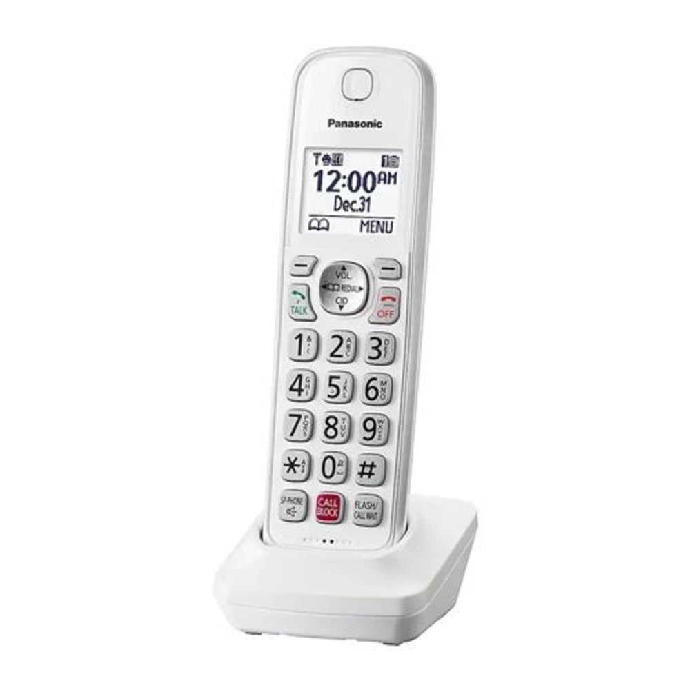 Panasonic KX-TGDA83W Cordless Accessory Handset with Call Block Button Image 1