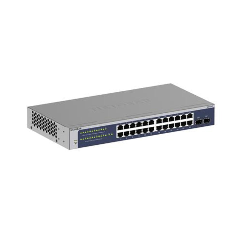 Netgear GS724T-600NAS 24-Port Gigabit Smart Managed Pro Switch Image 1