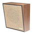 Valcom V-1022C Wall Speaker Walnut Light Brown Open-Weave Grille Image 1