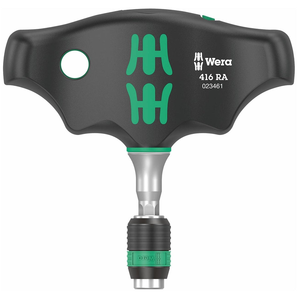Wera 05023461001 T-Handle Bitholding Screwdriver Ratchet Function Rapidaptor