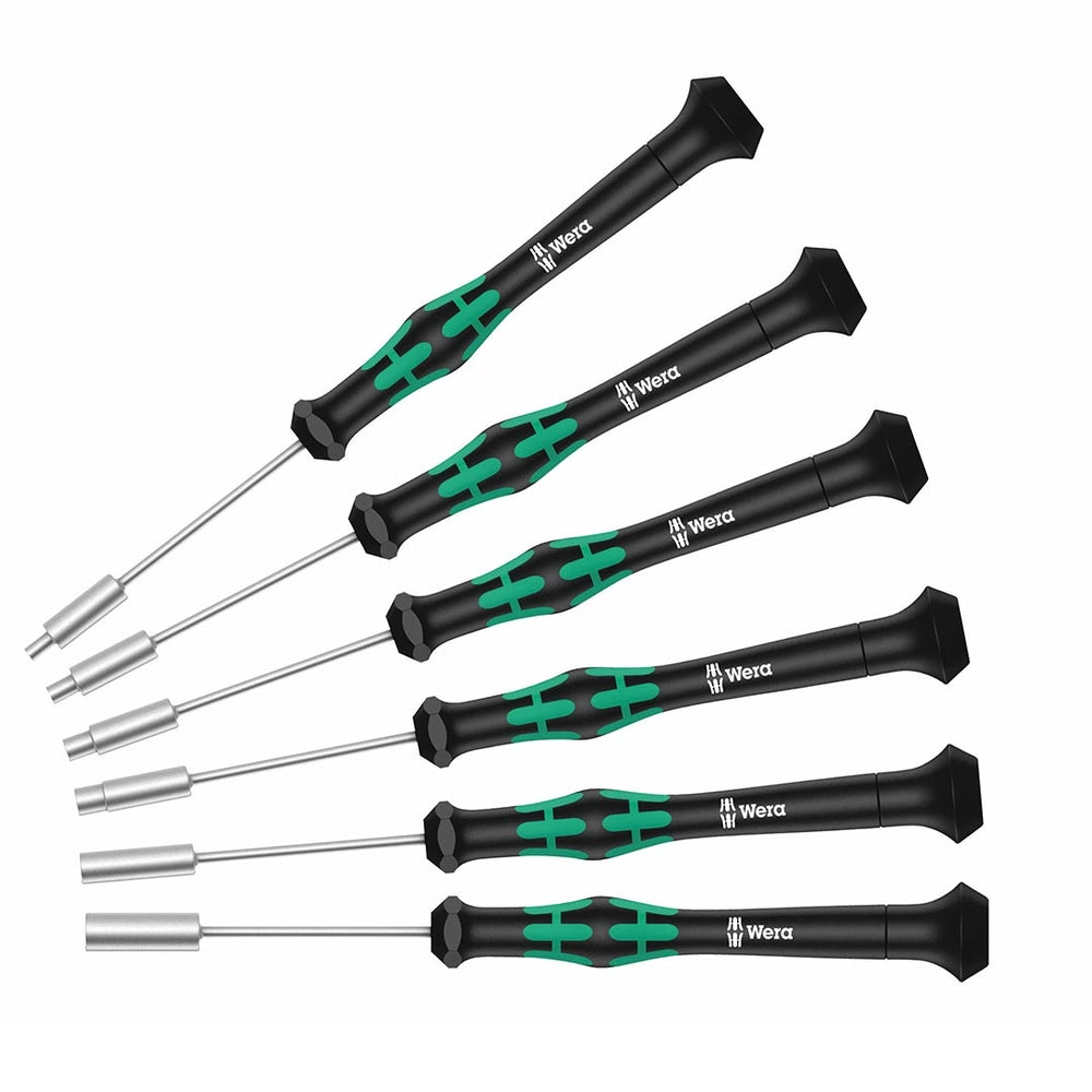Wera 05 118158 001 Precision Micro Nutdriver Set 6-Piece