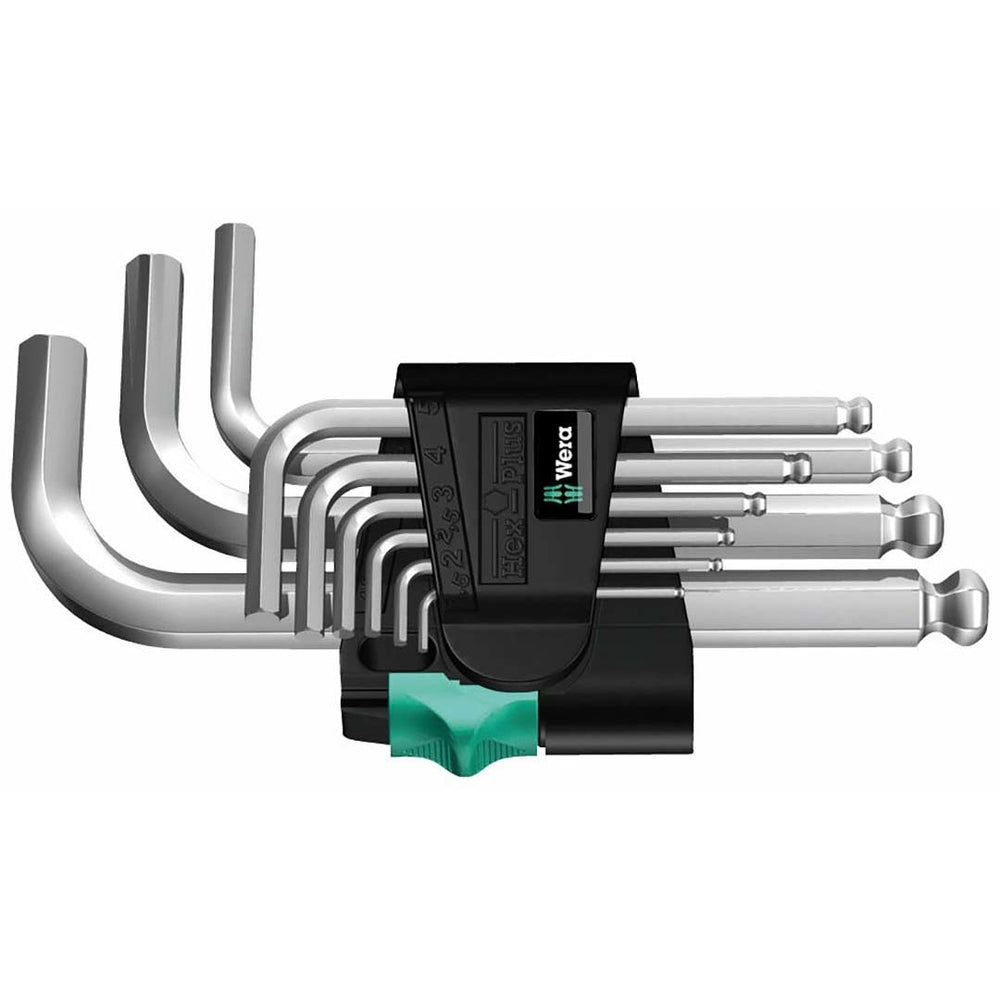 Wera 05 133163 001 Hex-Plus Chrome-plated Stainless Steel Metric L-Key Allen with Hex-Plus Technology Image 1