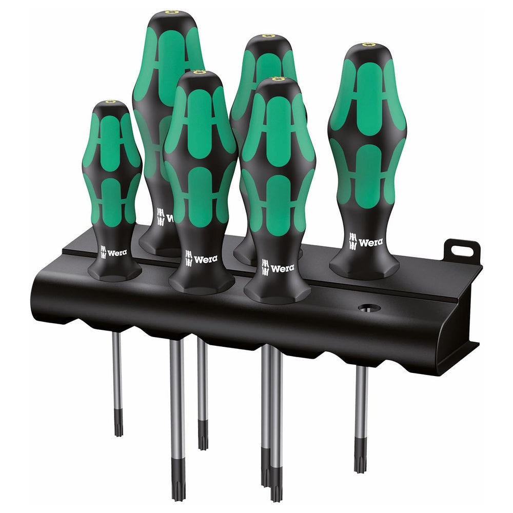 Wera 05138250001 Kraftform Plus Torx Bo Screwdriver Set with Rack Image 1