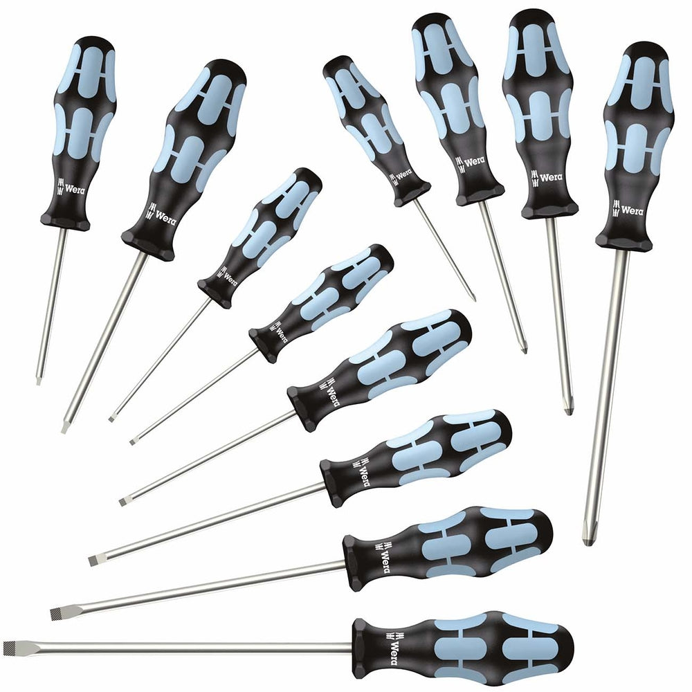 Wera 05 347903 001 Screwdriver Set 12Pc Stainless 3334/12 Image 1
