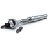 Titan 11318 1/4" Drive Aluminum Swivel Head Micro Ratchet Bit Driver Silver Image 1