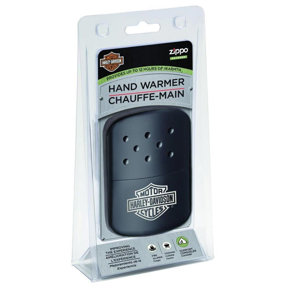 Zippo 40319 Hand Warmer - Harley Davidson® - Black Matte, 12-Hour Heat Image 1