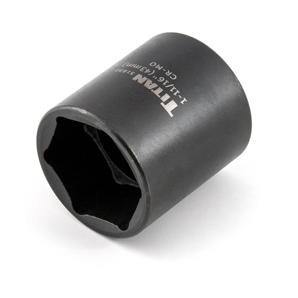 Titan 51830 Tool 1/2" Drive 1-11/16" Dodge Spindle Nut Socket Image 1