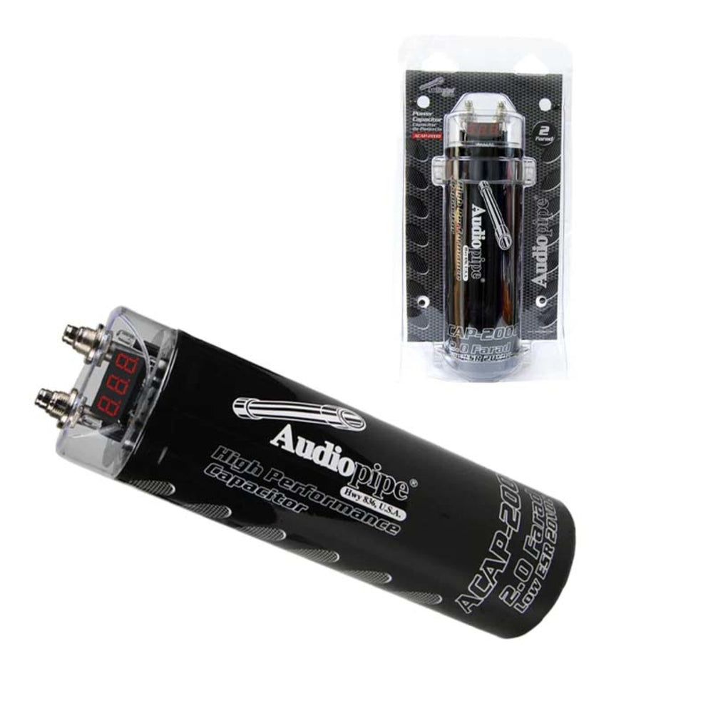 Nippon Acap2000 Audiopipe 2.0 Farad Power Capacitor