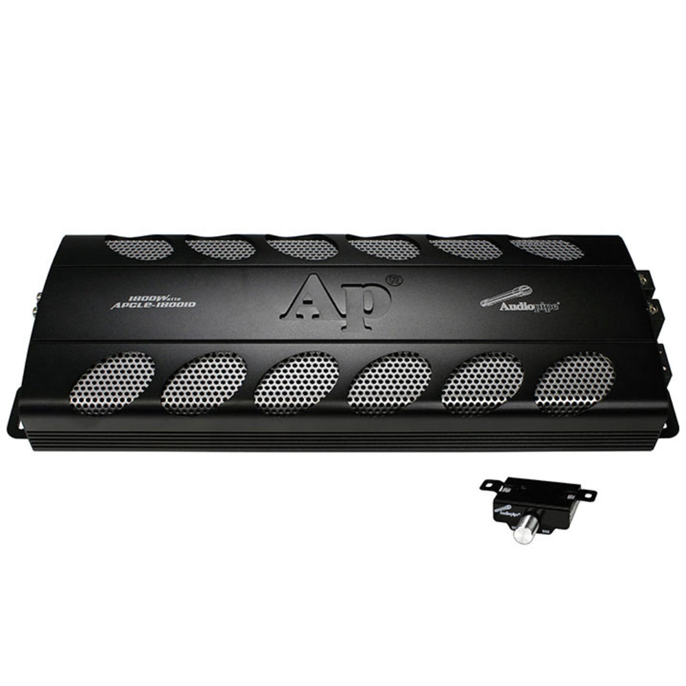 Audiopipe Apcle-18001D 1800W Class D Amplifier Overload/Overheat Protection