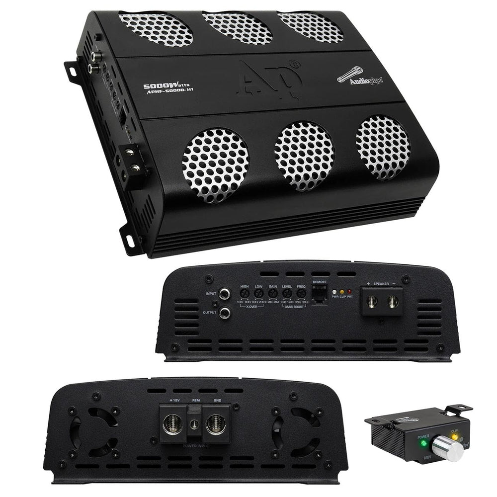 Audiopipe Aphf-5000D-H2 Monoblock Amplifier - 5000 Watts, Class D Image 1