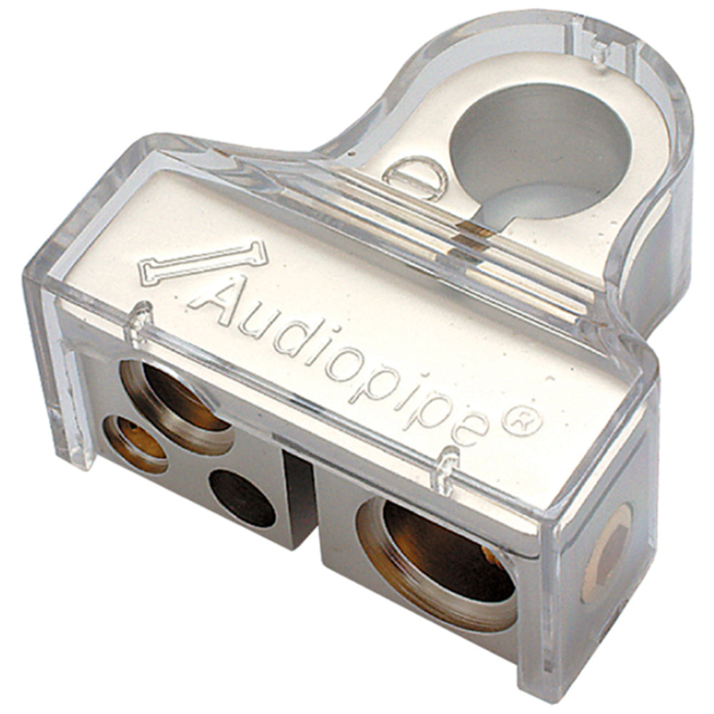 Audiopipe BTP705P Battery Terminal; Platinum Finish Image 1