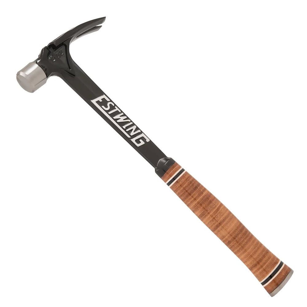 Estwing E15Sr 15 oz. Ultra Sleek Profile Hammer with Leather Handle Image 1