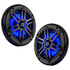 Power Acoustik MFL-65WB Marine 6.5" 2-Way Speakers with Blue LED Image 1