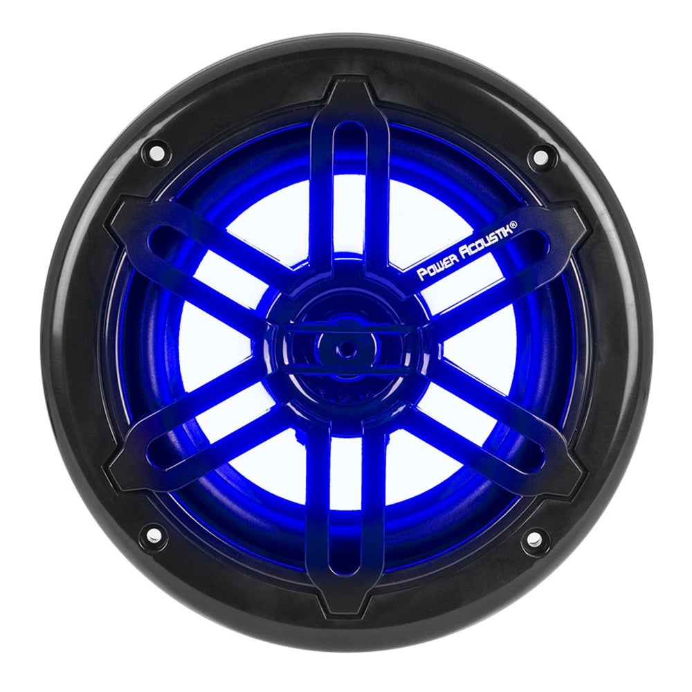Power Acoustik MFL-65WB Marine 6.5" 2-Way Speakers with Blue LED