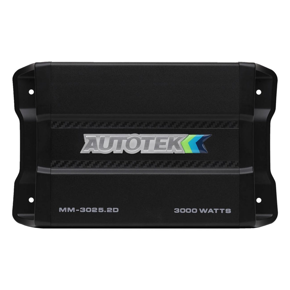 Autotek Mm30252D Mean Machine Compact D Class Amplifier 3000 Watts 2 Channel