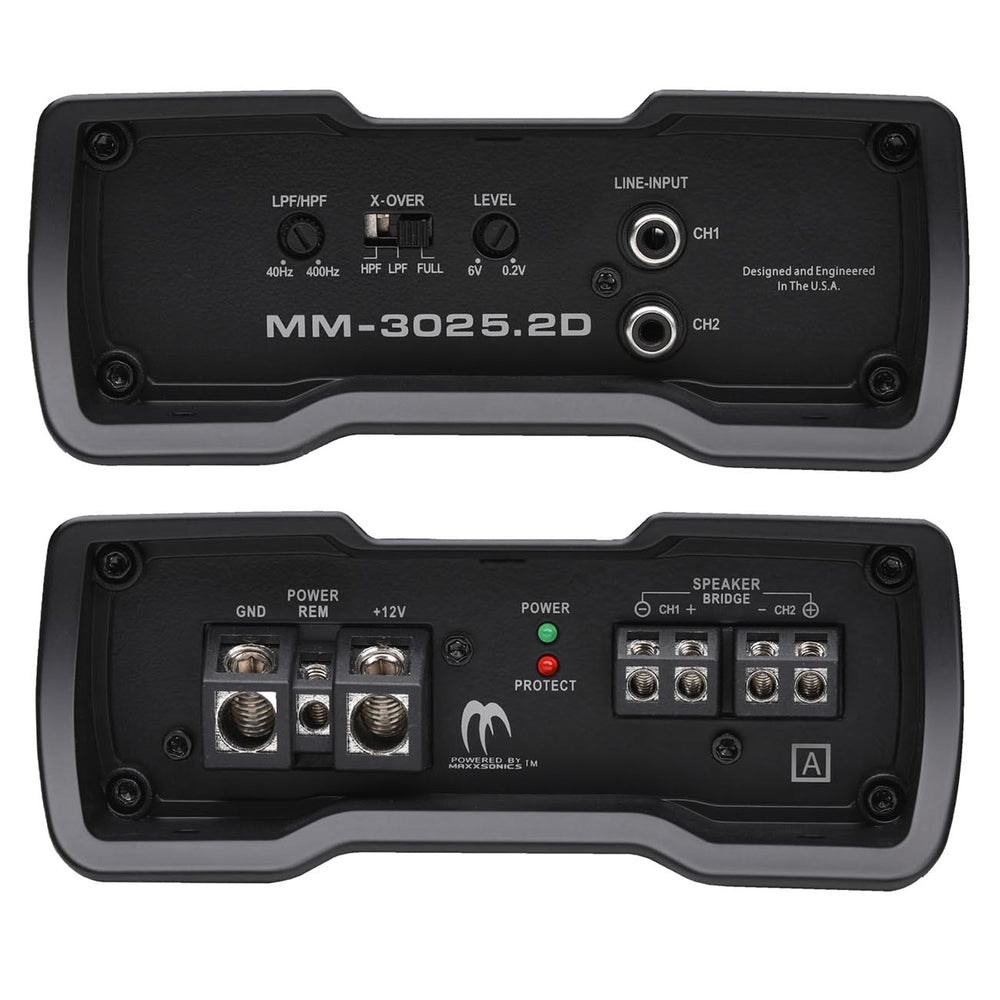 Autotek Mm30252D Mean Machine Compact D Class Amplifier 3000 Watts 2 Channel