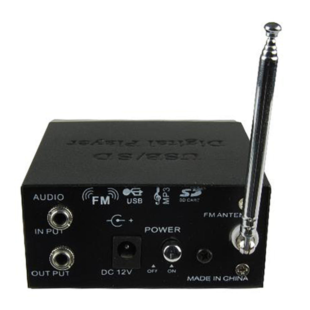 Nippon Ndva-1000 Digital Mp3 Player Fm Radio Usb/Sd Remote Control