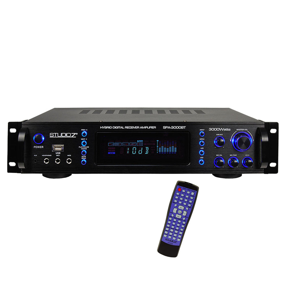 Nippon Spa-3000Bt Studio Z Hybrid Pro Amplifier Tuner Usb And Bluetooth Image 1