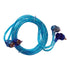 Xscorpion STP6 RCA Cable 6' Right Angle Blue/Platinum Twisted Image 1