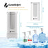 Automatic Water Dispenser Pump, Bottle and Countertop - Digital Display, USB Charging - White Silver